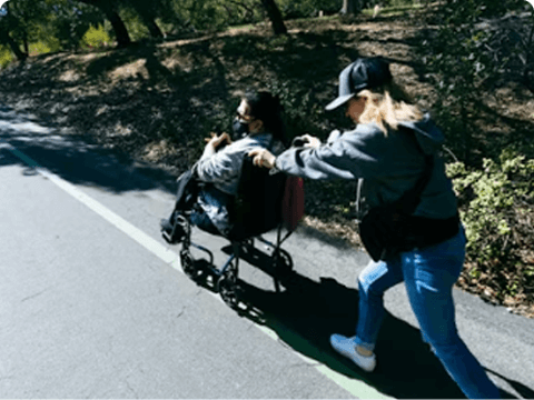 Wheelchairs become a new tool for transportation