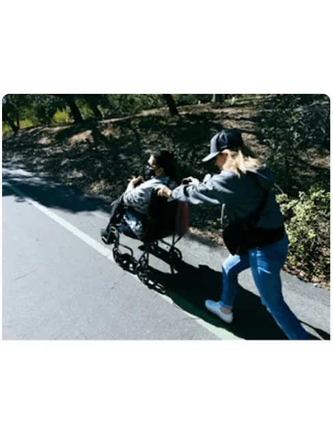 Wheelchairs become a new tool for transportation