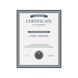 Certificate of Qualification test